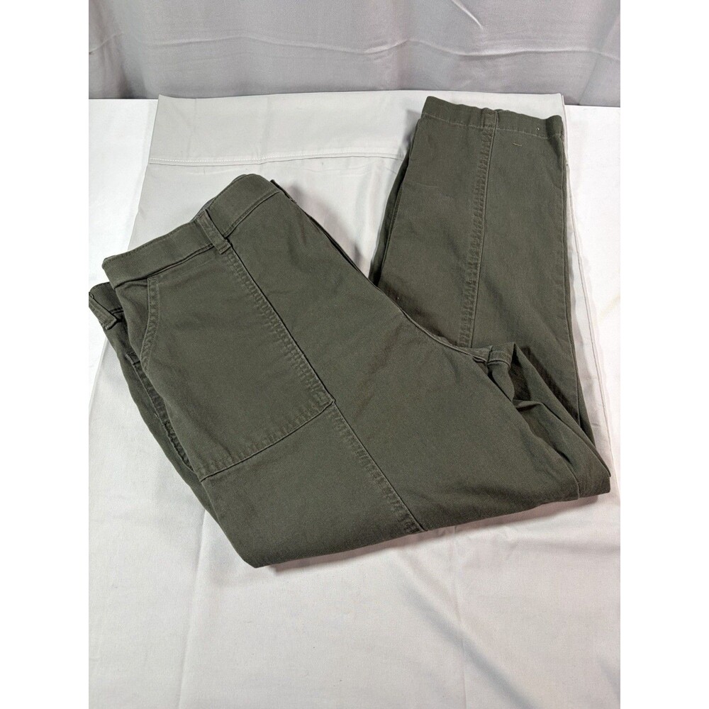 Lee Green Straight Leg Regular Fit High Rise SIZE 14M EUC